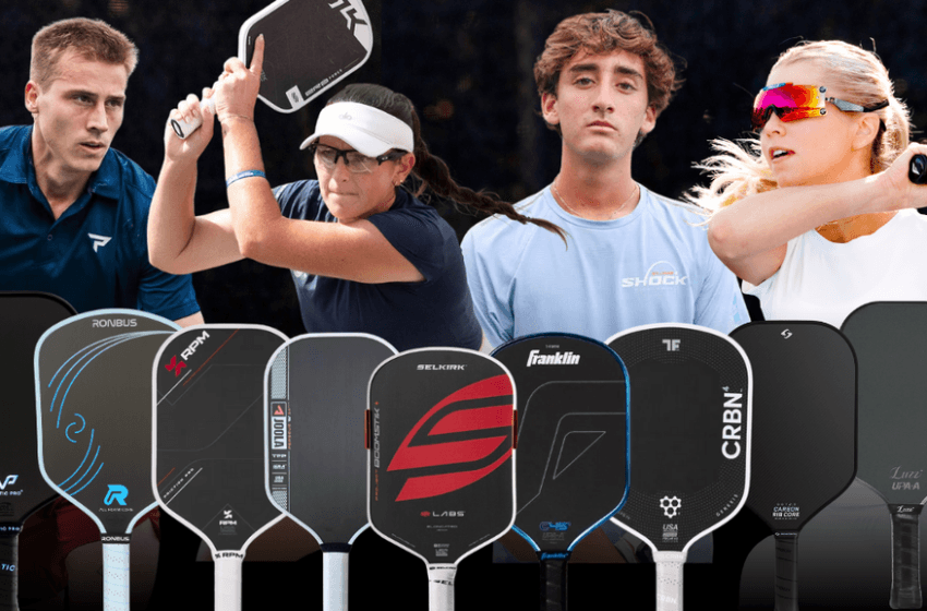  Los principales acuerdos de palas profesionales para la temporada 2026 de pickleball