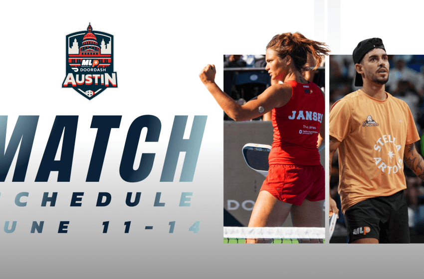  Calendario de partidos de Major League Pickleball en Austin 2026