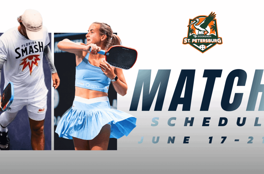  Calendario de partidos de Major League Pickleball en St. Petersburg 2026