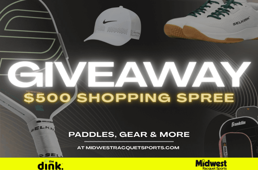 sorteo 500 dolares material pickleball midwest racquet sports