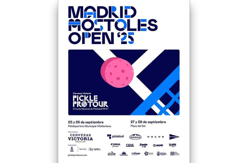  El Pickle Pro Tour by Cervezas Victoria se traslada a Móstoles con la tercera prueba del I Circuito Nacional de Pickleball de la RFET