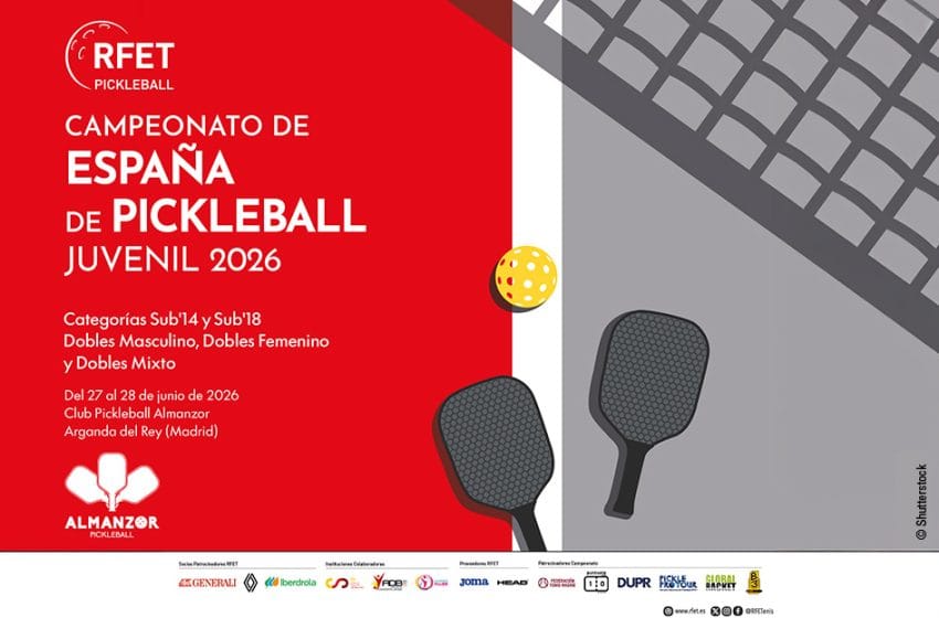  Inscripción para el nuevo Campeonato de España de Pickleball Juvenil en Madrid