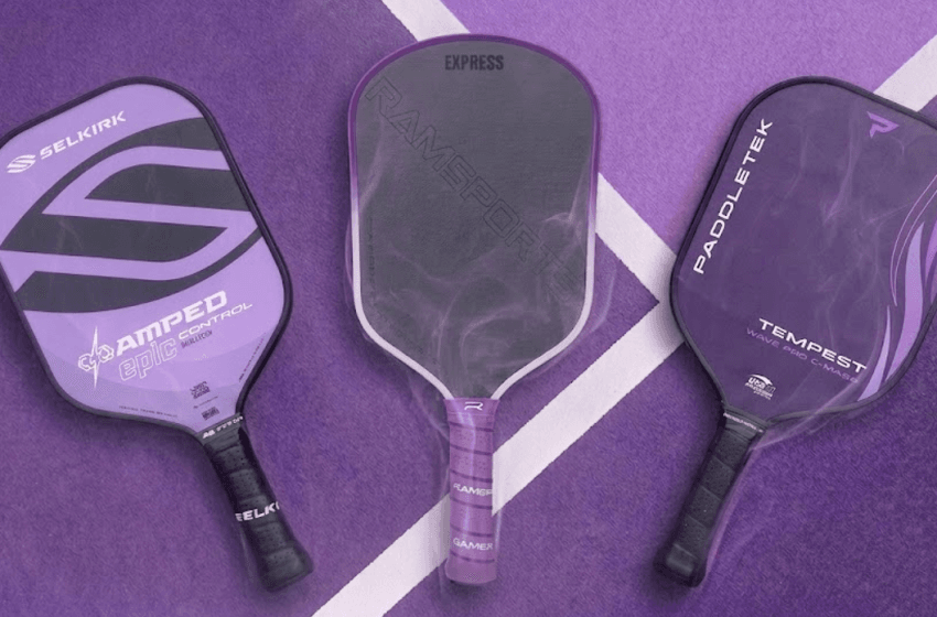 mejores palas moradas pickleball estilo rendimiento 2026